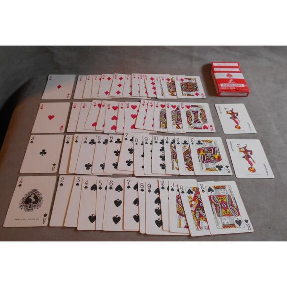 Vintage Michigan Rummy WM F Drueke & Sons #7150 Complete Tripoley - Picture 5 of 9